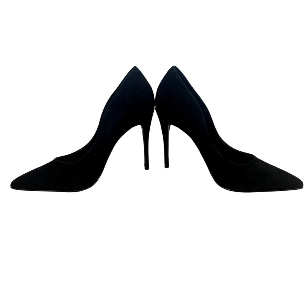 Steve Madden Black Suede Pointed Toe Pumps – Size 7 - Picture 4 of 13
